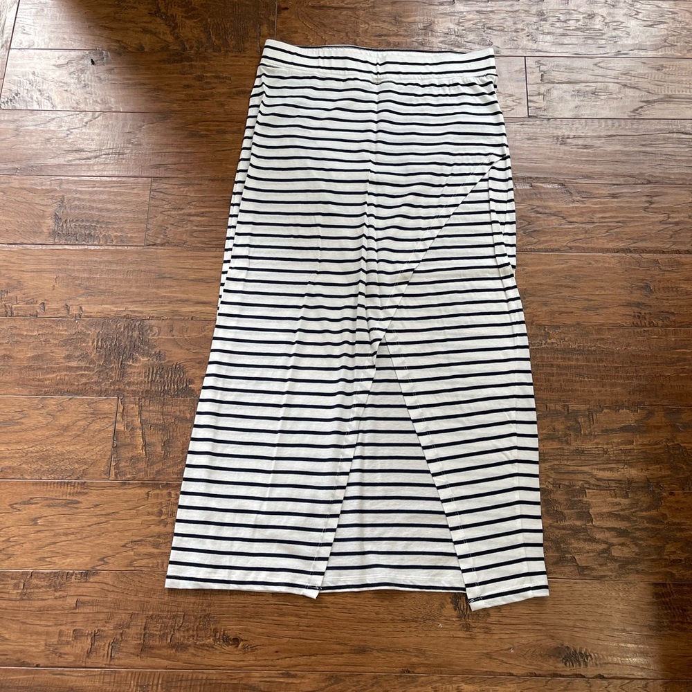 New York & Company SoHo Stripped Maxi Skirt
